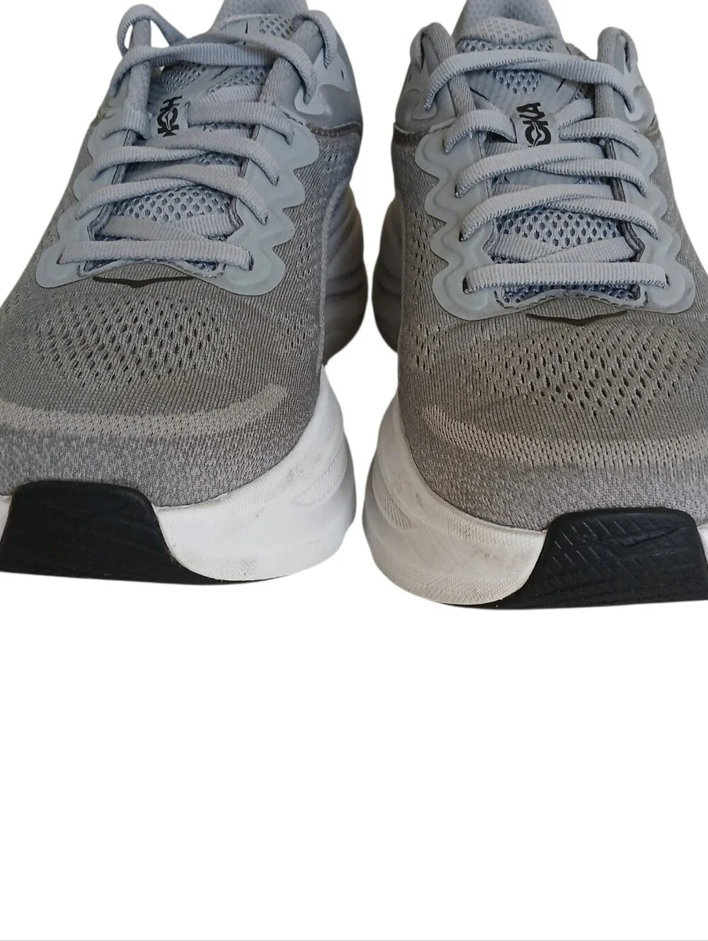 HOKA ONE ONE Bondi 9 Platform Running Shoes Men's 9D Galactic Grey/Stellar Grey